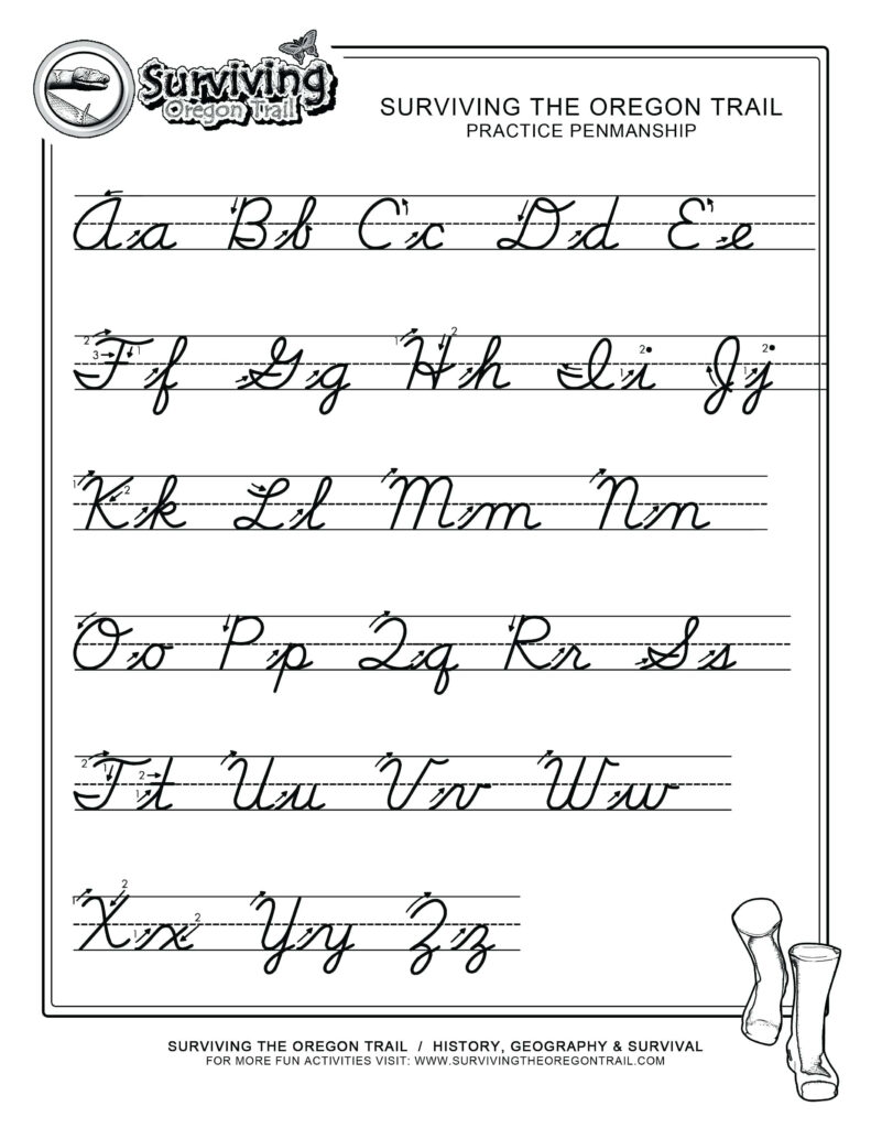 Cursive Letters A To Z To Print. Cursive Letters A Z   Misc