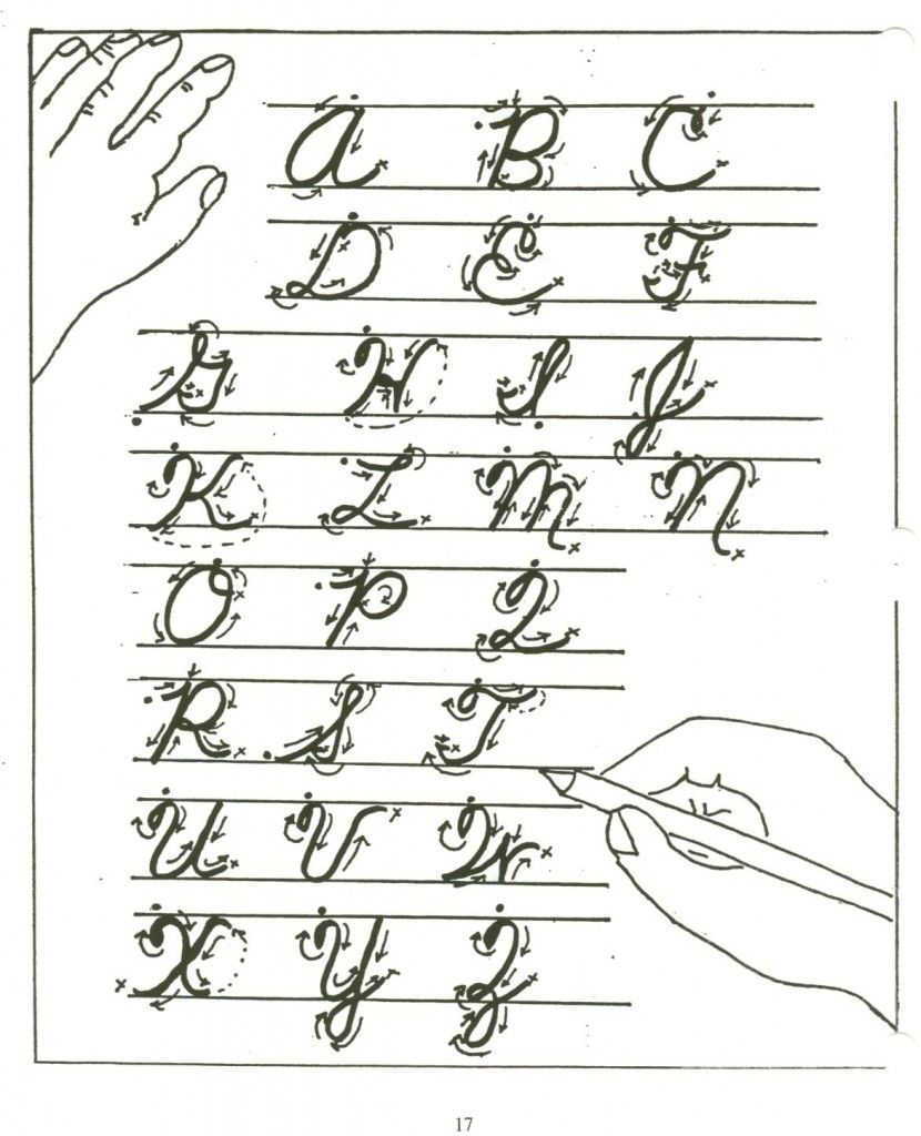 Cursive Letters A-Z | Cursive Letters A-Z&amp;#039;s Handwriting