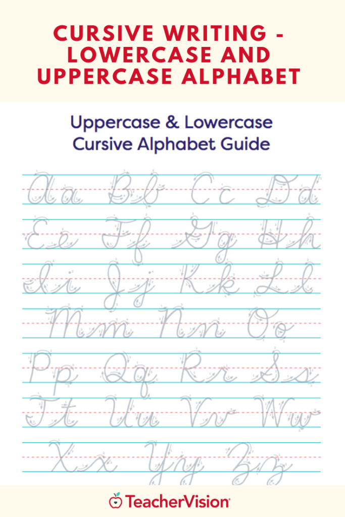 Cursive Letters & Alphabet Printable | Lowercase And