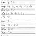 Cursive Letters Practice Sheet Remarkable Alphabet