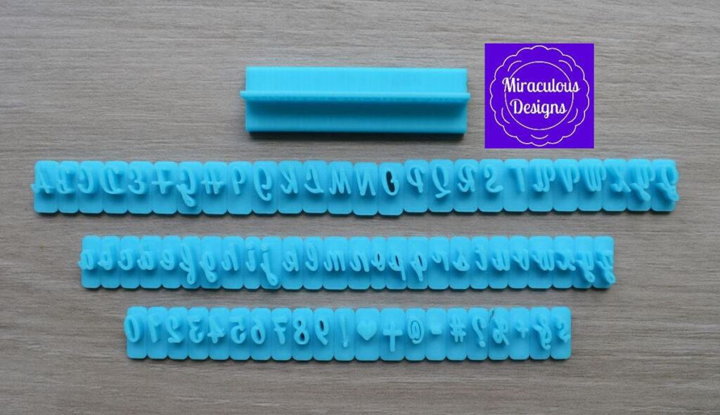 Cursive Sets Size 1   Individual Letters Number Special