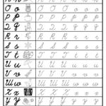Cursive Uppercase And Lowercase Letter Tracing Worksheets
