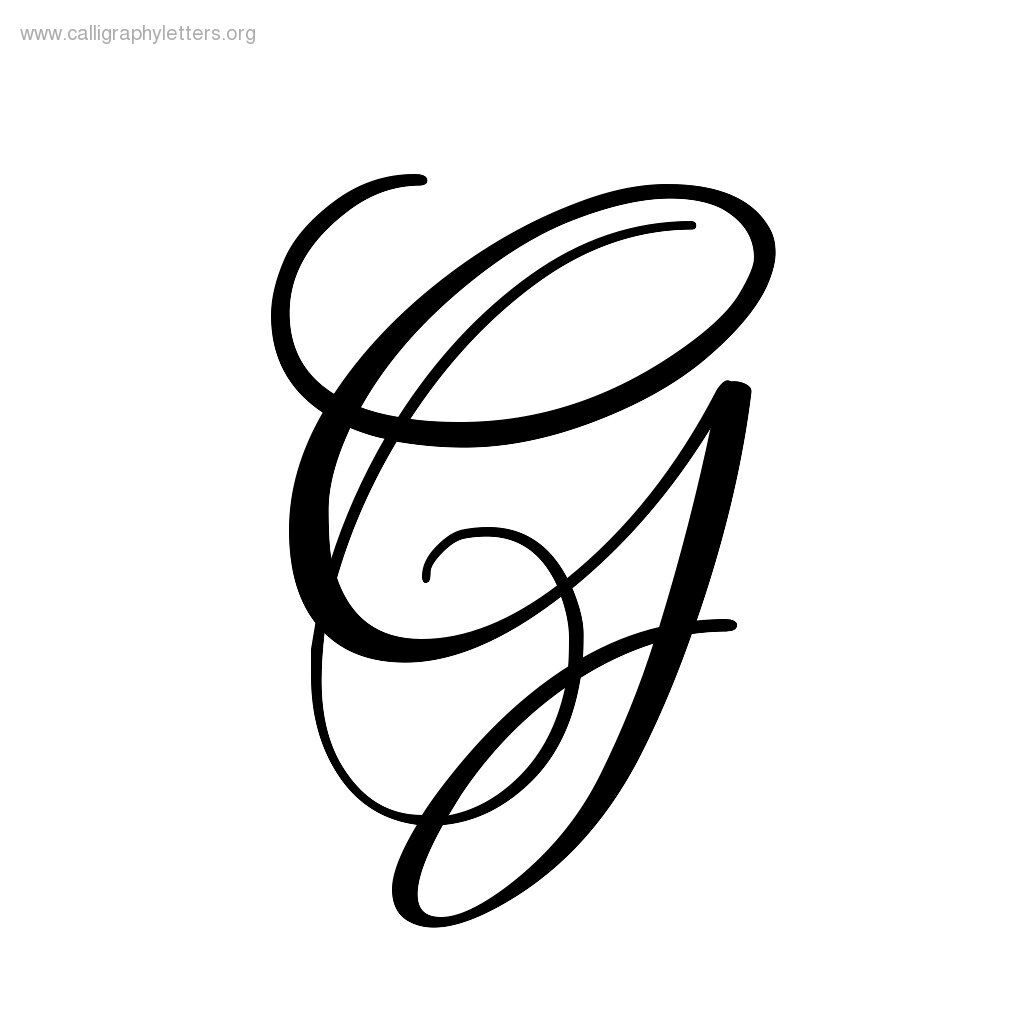 Cursive Uppercase Letter G