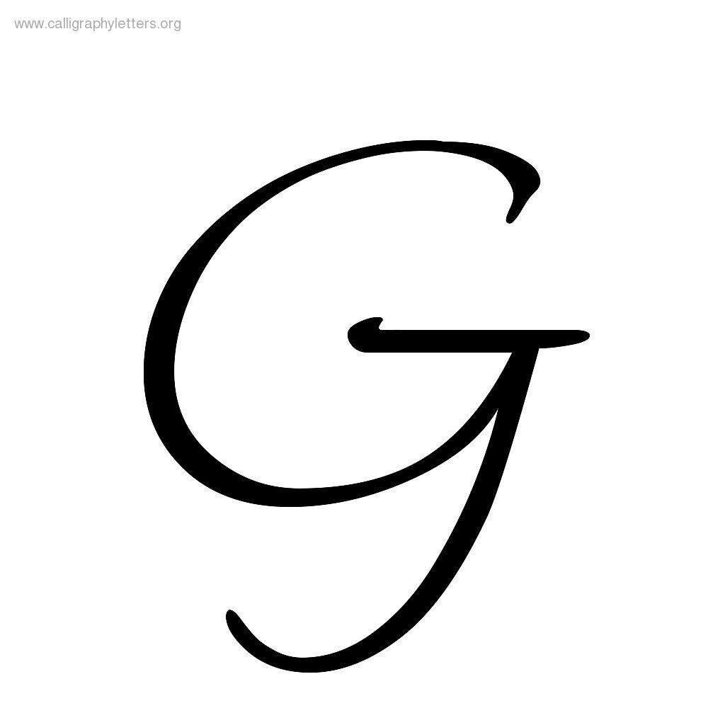 Cursive Uppercase Letter G