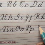 Cursive Writing Capital And Small Alphabets From A To Z For Beginners |  Cursive Writing With Pencil