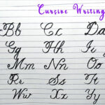 Cursive Writing For Beginners | Cursive Writing Capital And Small Letters |  Cursive Writing Practice