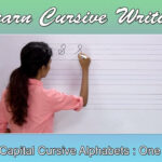 Cursive Writing For Beginners | How To Write Cursive Alphabets : Capital |  Handwriting Practice