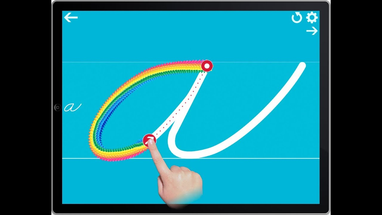 Cursive Writing Wizard Demo - Tracing App For Ipad, Iphone &amp;amp; Android throughout Letter Tracing Ipad App