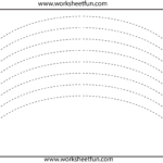 Curved Line Tracing | Preschool Worksheets, Tracing