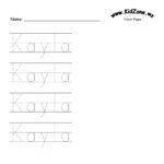 Custom Name Tracer Pages | Preschool Writing, Preschool