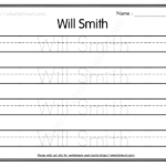 Custom Name Tracing Worksheets   Your Home Teacher