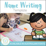 Custom Name Writing Printable With Regard To Name Tracing Template Australia