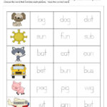 Cvc Word Sounds Worksheet In 2020 | Cvc Words Kindergarten
