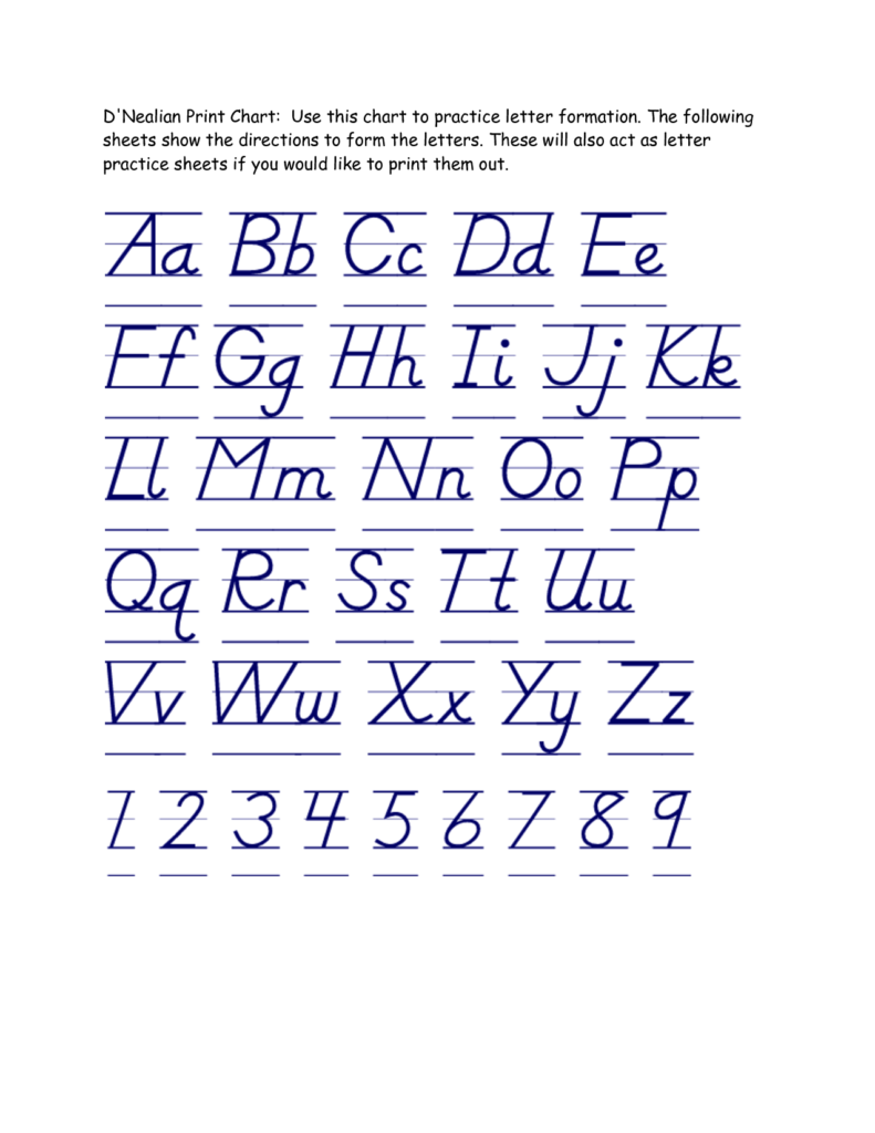 D Nealian Handwriting Worksheets | Crystal Hoffman D Nealian Handwriting Worksheets | Crystal Hoffman