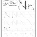 D Nealian Letter N Worksheet | Printable Worksheets And Inside Letter N Worksheets Twisty Noodle