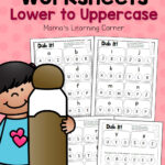 Dab It! Alphabet Worksheets   Match Lower And Uppercase Throughout Alphabet Dab Worksheets