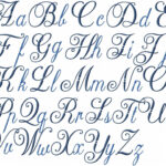 Diplomat Font   Machine Embroidery Font | Cursive Letters