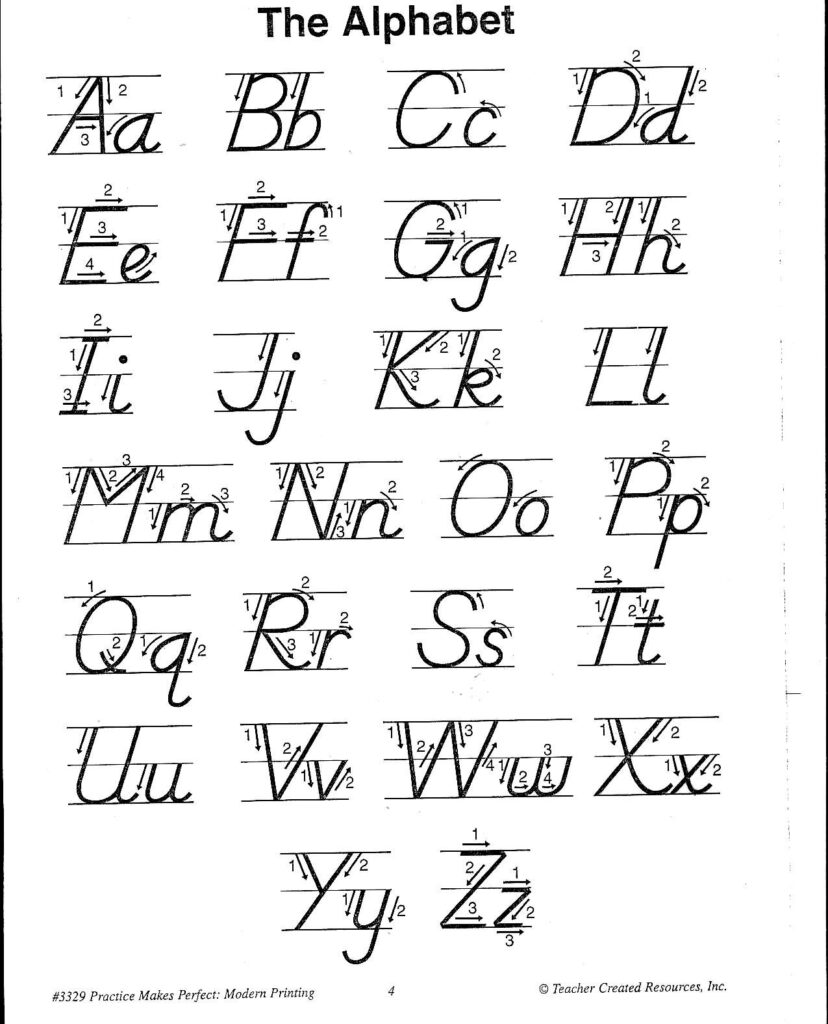 D'nealian Font | Handwriting Worksheets, Teaching Cursive