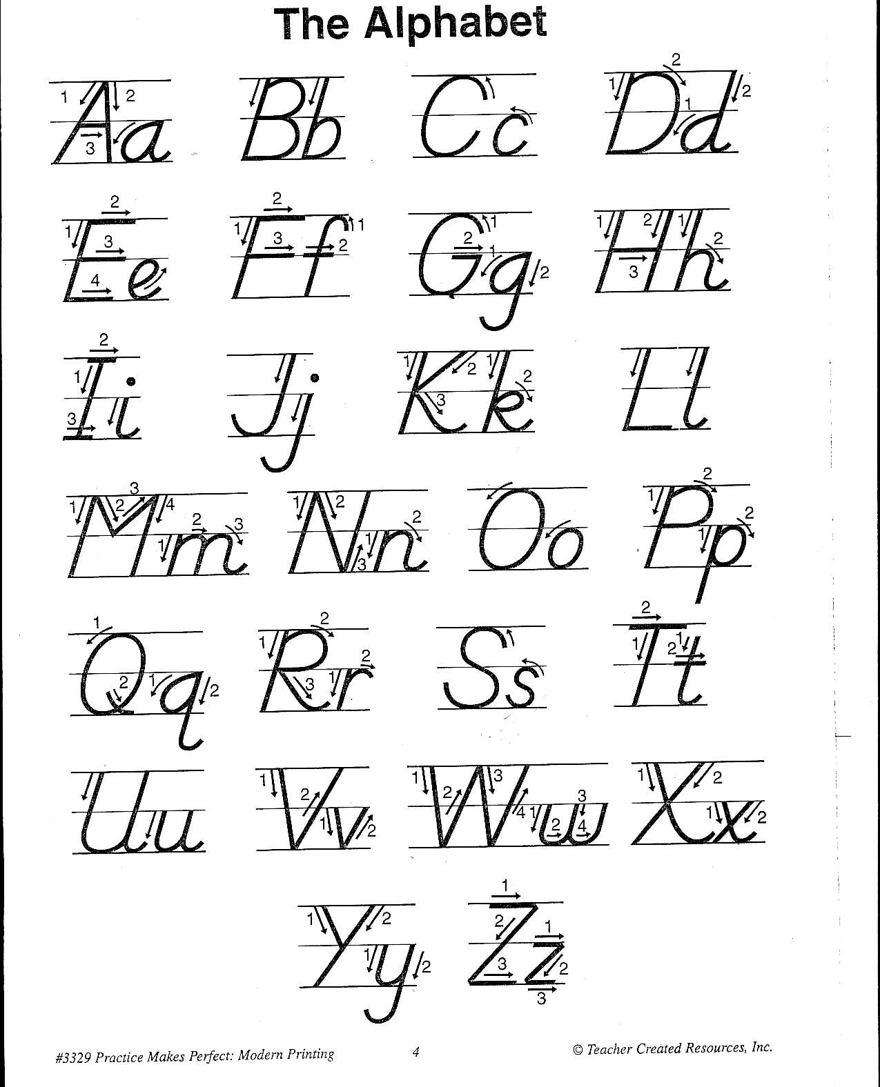 D&amp;#039;nealian Font | Handwriting Worksheets, Teaching Cursive