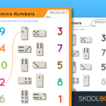 Domino Numbers   Free Worksheet For Kidsskoolgo Regarding Alphabet Domino Worksheets