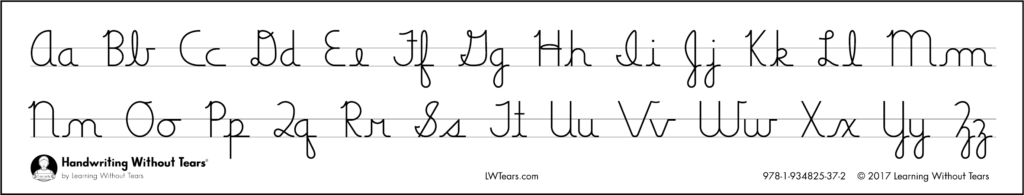 Download Cursive Alphabet Desk Strips   Alphabet Png Image