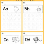 Download Free Alphabet Tracing Worksheets For Letter A To Z Throughout Alphabet Tracing Download