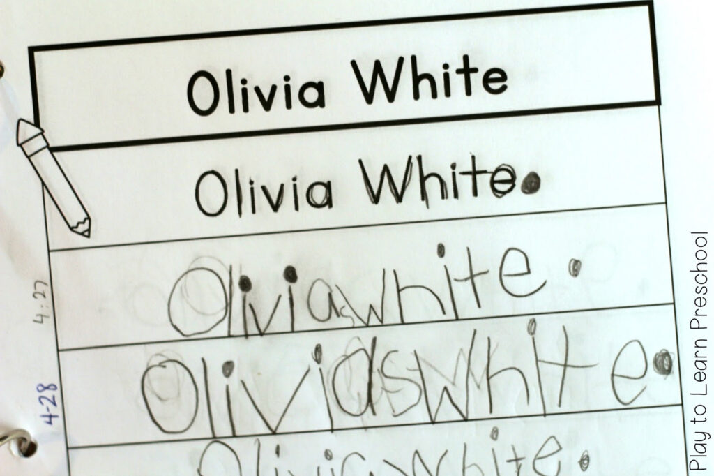 Easy Name Practice Within Name Tracing Olivia