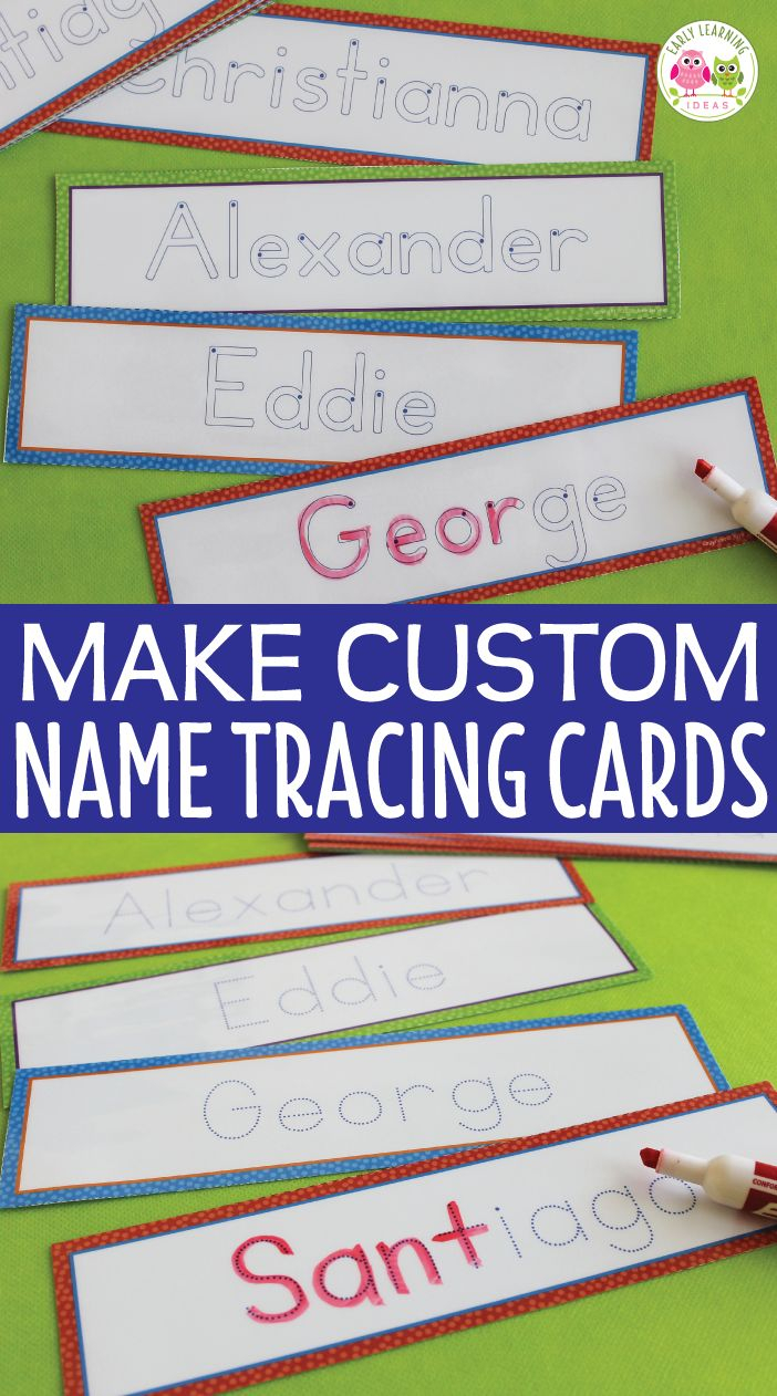 Editable Name Tracing Cards | Name Writing Activities For regarding Tracing Name George