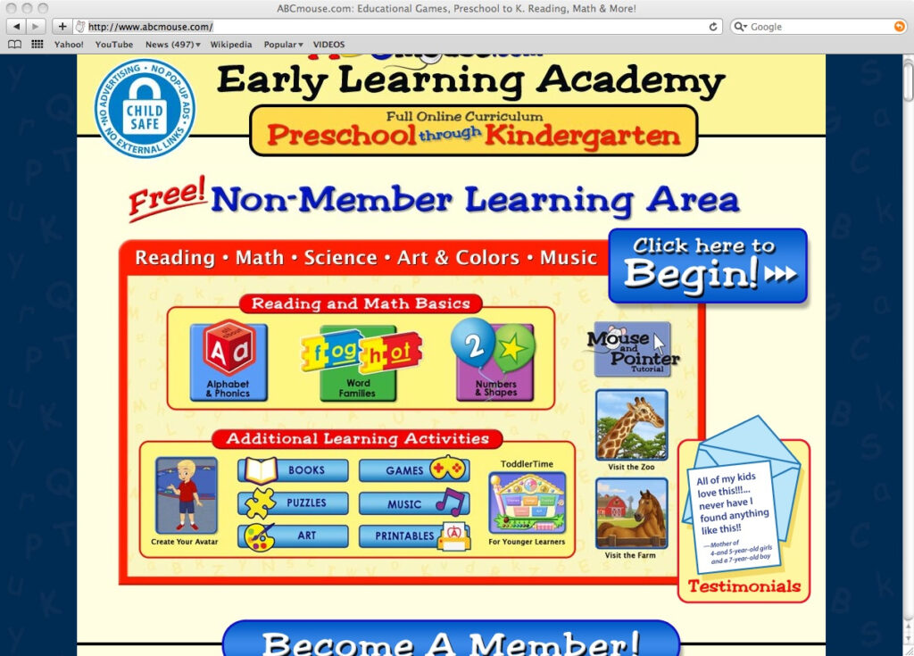 Educational Reviews: Abc Mouse With Abcmouse Name Tracing