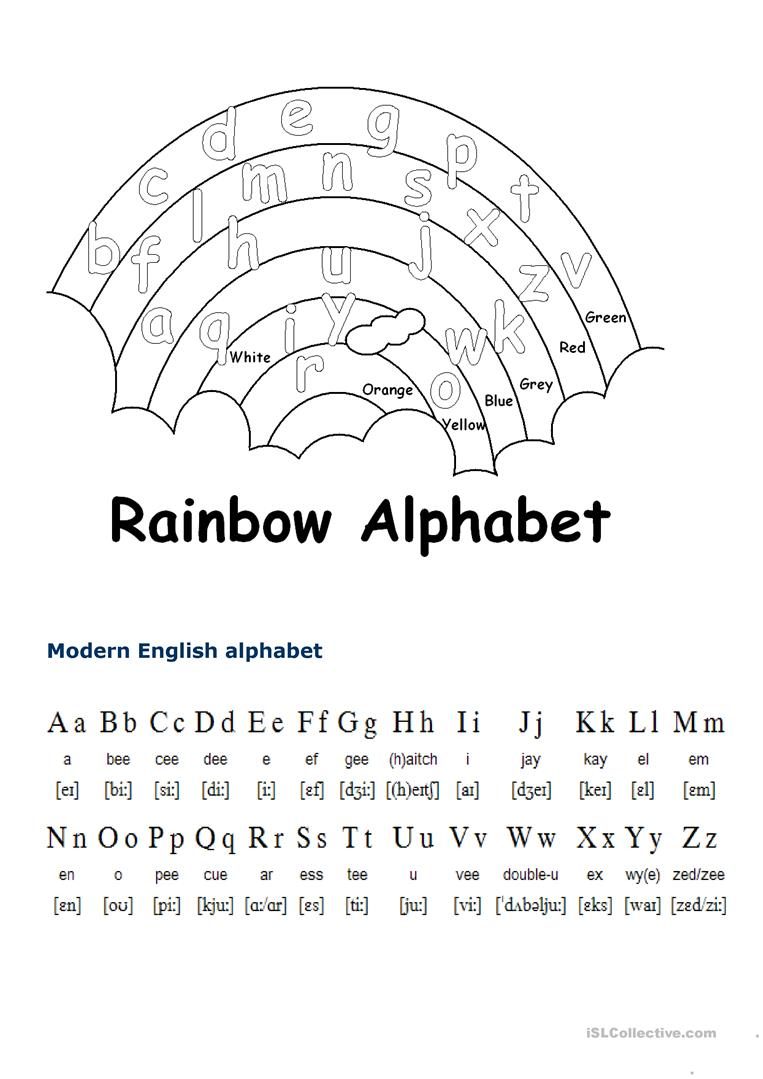 English Alphabet - English Esl Worksheets For Distance pertaining to Alphabet Worksheets In English