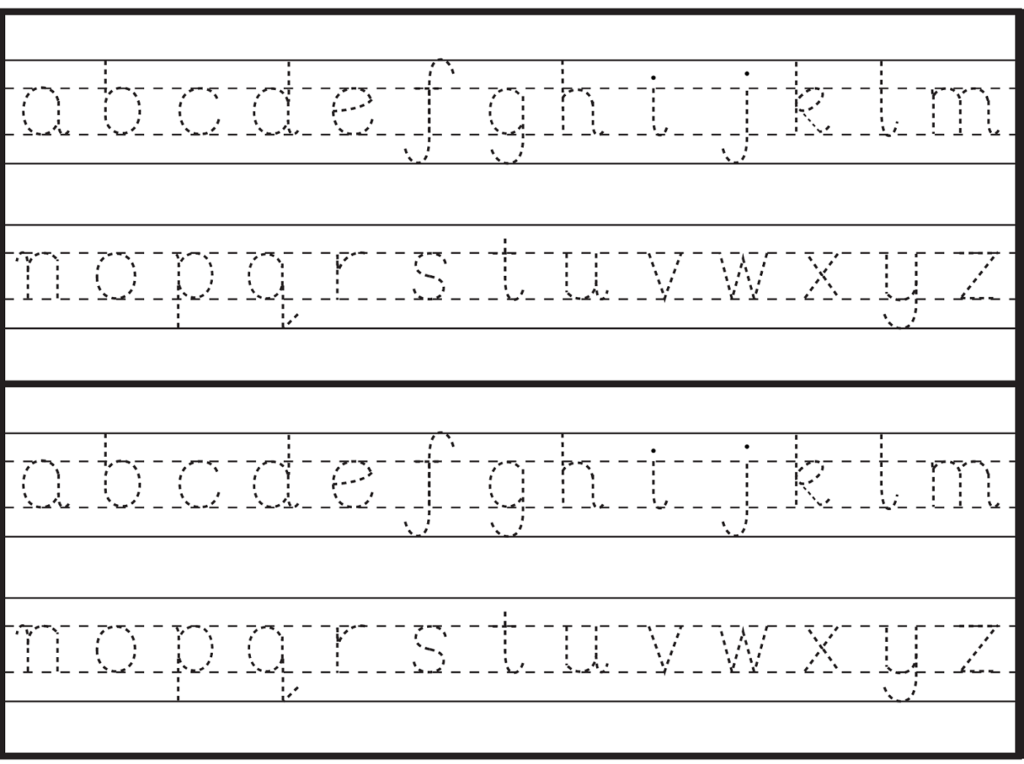 English Alphabet Worksheet For Kindergarten | Handwriting