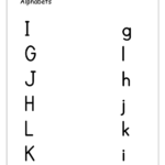 English Worksheet   Match Small And Capital Letters In 2020 Pertaining To Alphabet Matching Worksheets For Preschoolers