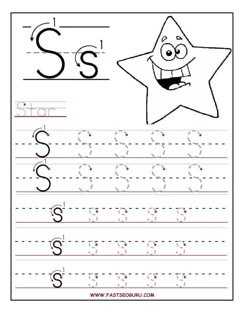 Fastseoguru Files Printable%20Letter%20S%20Tracing Within Letter S Worksheets Free Printables