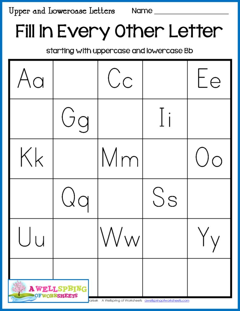 Fill In The Missing Letters Great Letter Writing And Letter Within Alphabet Sequencing Worksheets