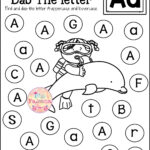 Free Alphabet Dab | Letter Recognition Worksheets Within Alphabet Dab Worksheets