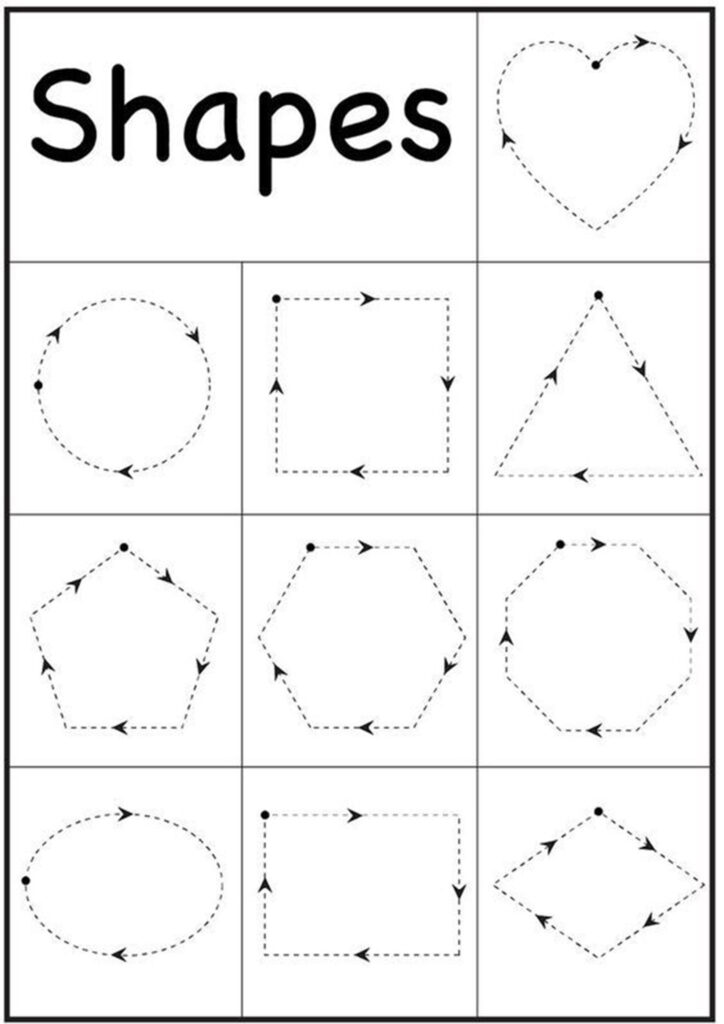 Free And Easy To Print Tracing Lines Worksheets In 2020