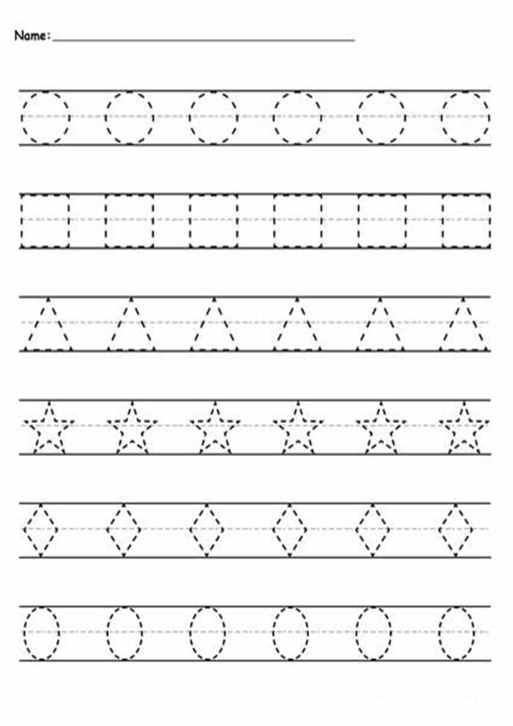 Free And Easy To Print Tracing Lines Worksheets   Tulamama