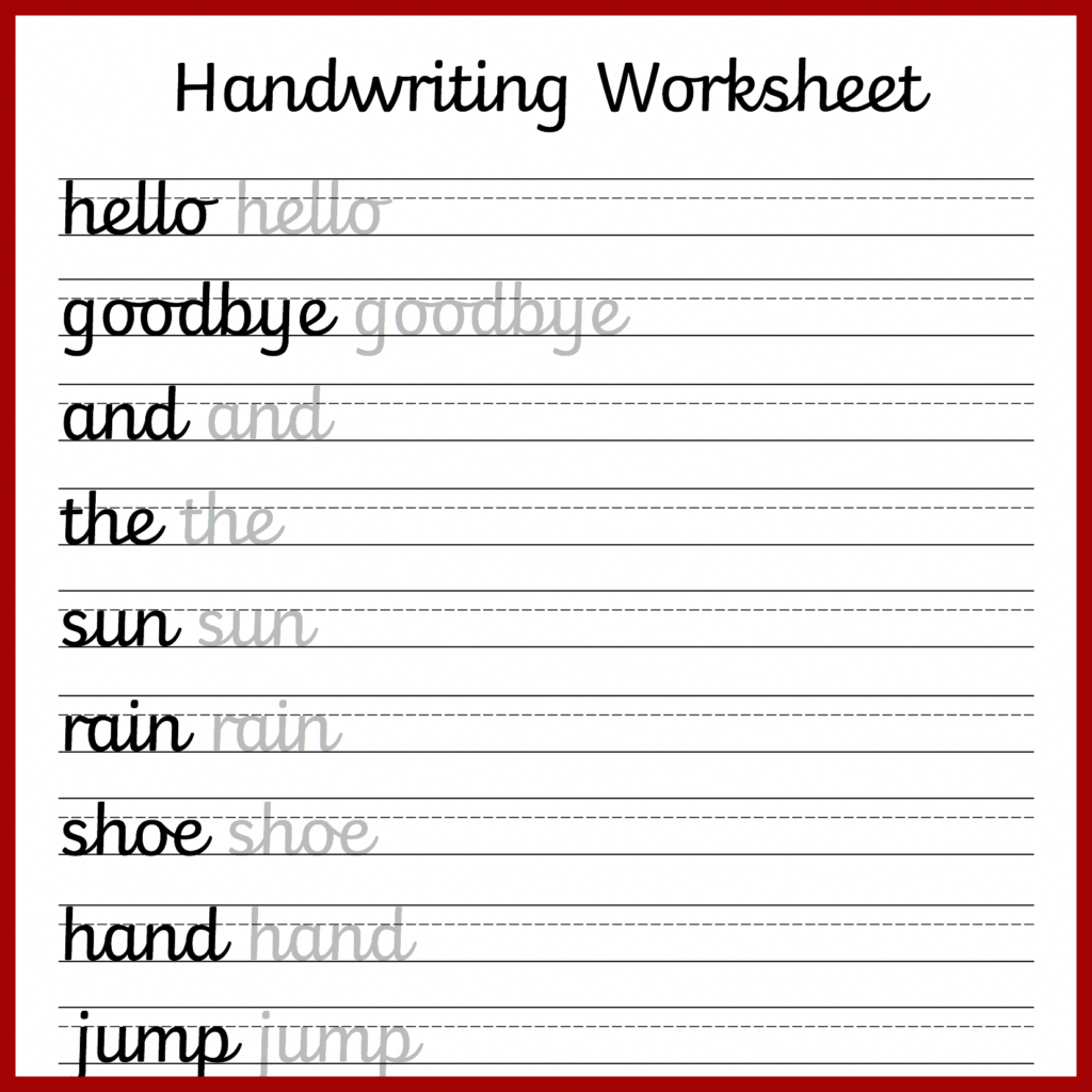 Free Cursive Writing Practice Sheets For Kids Coloring Book Throughout Tracing Your Name Sheets