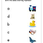 Free English Worksheets   Alphabet Matching   Megaworkbook Intended For Alphabet Matching Worksheets For Preschoolers
