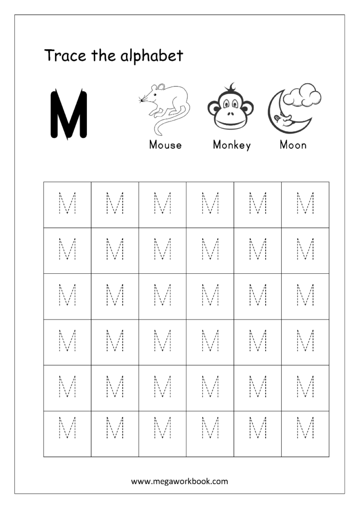 Free English Worksheets Alphabet Tracing (Capital Letters Free English Worksheets Alphabet Tracing (Capital Letters