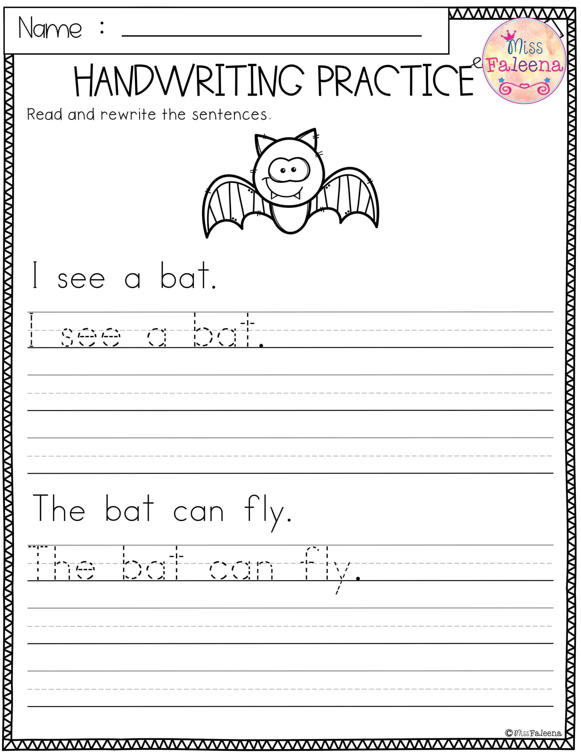 sentence-tracing-worksheets-150