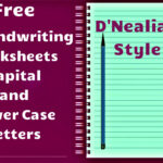 Free Handwriting Worksheets! Includes Worksheets For All For D'nealian Alphabet Worksheets