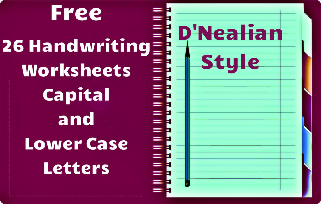 Free Handwriting Worksheets! Includes Worksheets For All Intended For D&#039;nealian Alphabet Tracing Worksheets