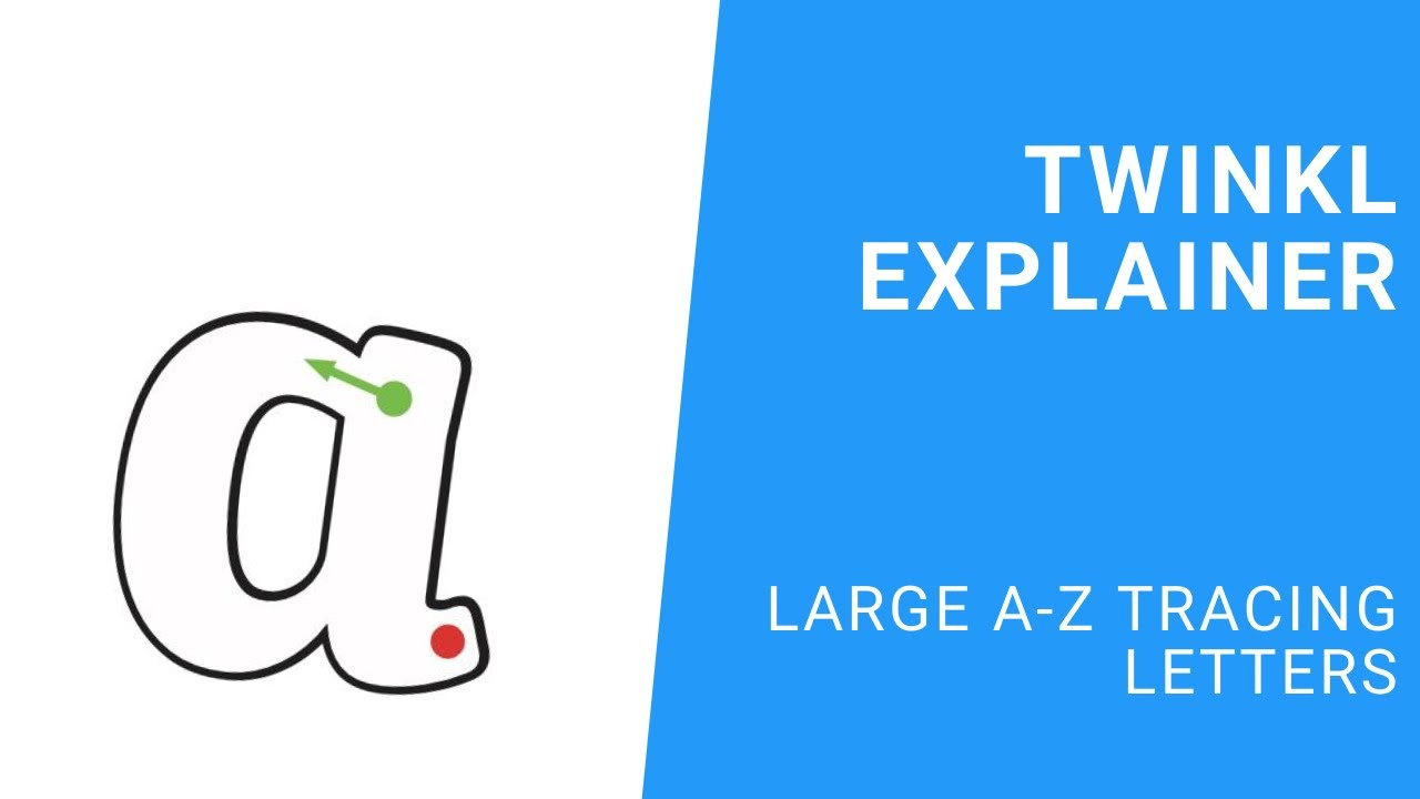 Free! - Large A-Z Tracing Letters with Letter Tracing Html5