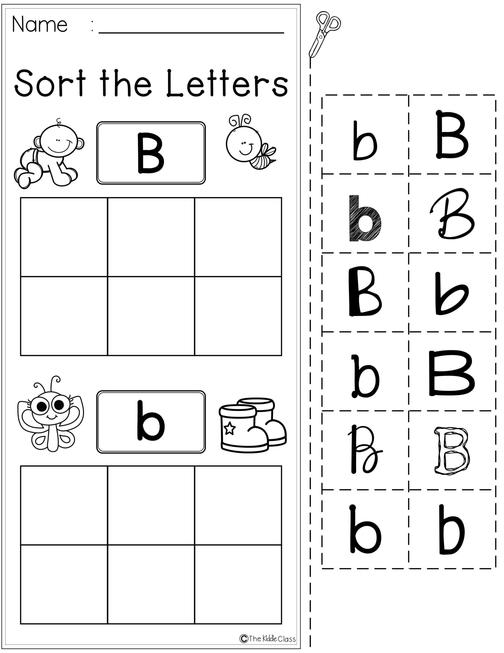 Free Letter Of The Week B Is Perfect For Beginning Of The inside Letter B Worksheets Pre K