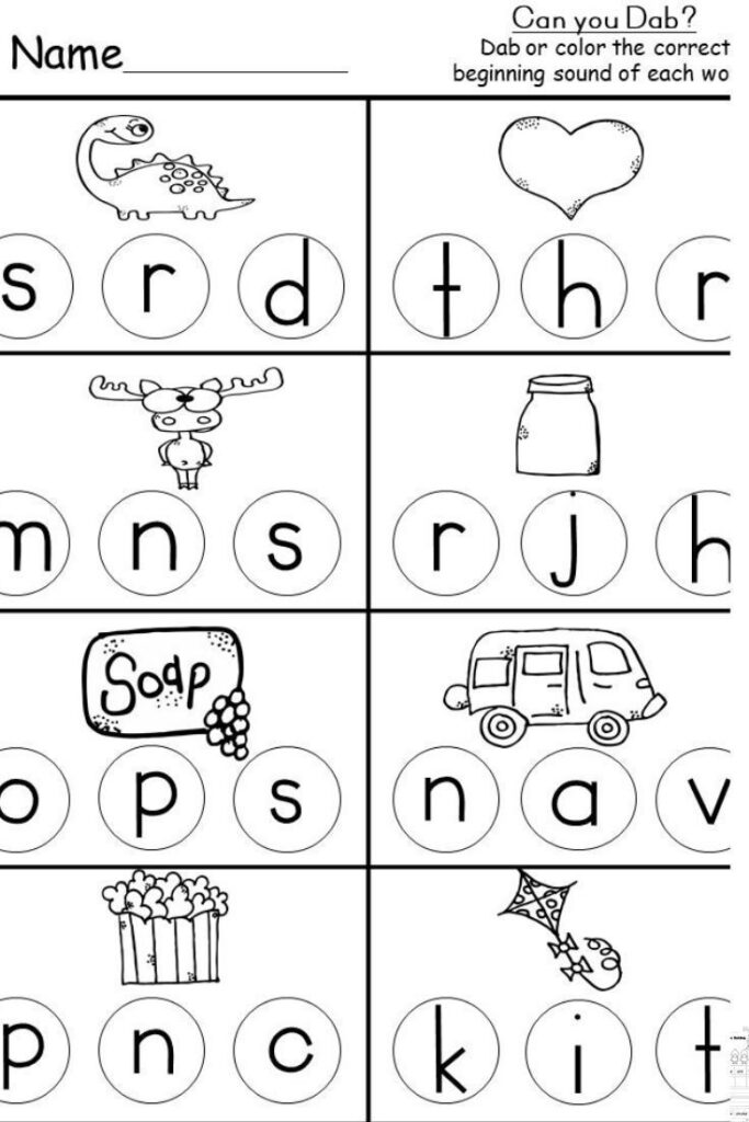 Free Letters And Sounds Worksheet   Kindermomma | Letter Intended For Alphabet Sounds Worksheets For Kindergarten