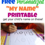 Free Name Tracing Worksheet Printable + Font Choices Inside Tracing Your Name