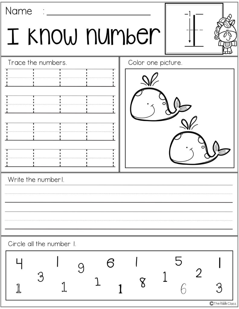 Free Number Practice Printables | Numbers Preschool, Phonics