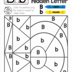 Free Phonics Letter Of The Week B. Colorcode To Reveal With Regard To Letter H Worksheets Soft School