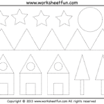 Free Picture Tracing – Shapes!   Pre K & Kindergarten. Not